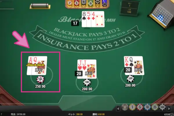 ブラックジャックの画像