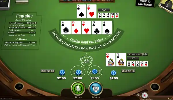 カジノホールデムの遊び方4