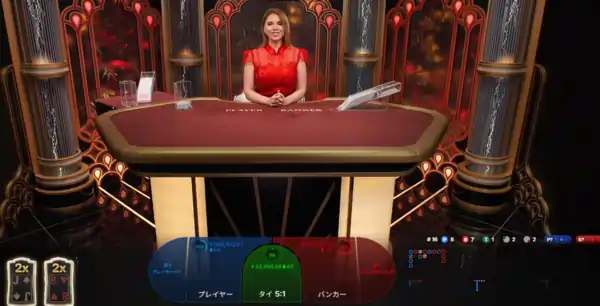 ライトニングバカラの遊び方の画像