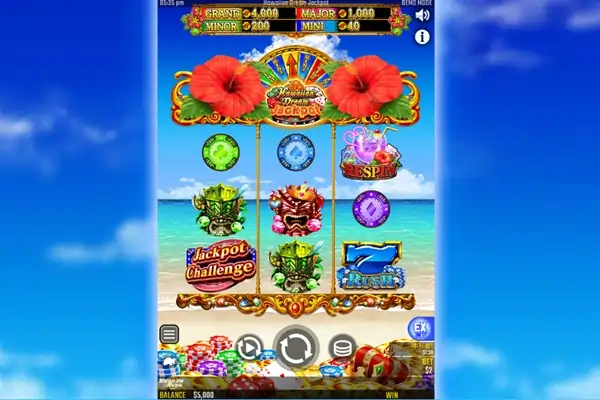 ハワイアンドリームジャックポットのフィーチャー画像