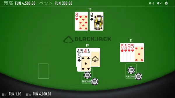 ビデオブラックジャック