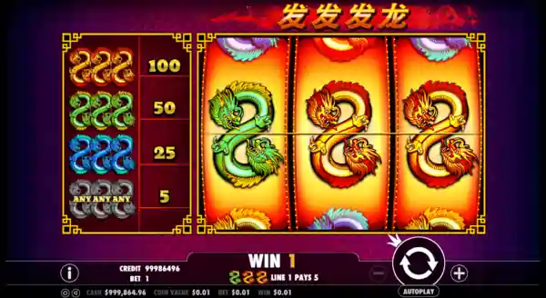 Dragons in 888 Dragons