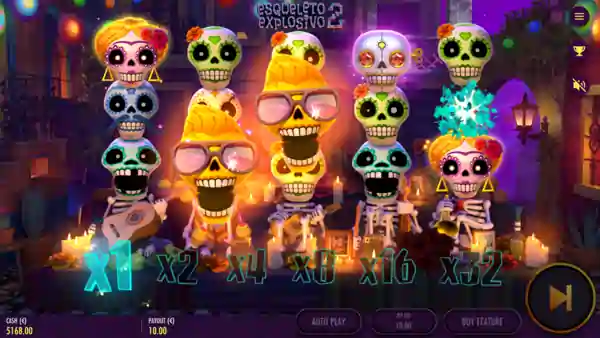 Wild symbols in Esqueleto Explosivo 2