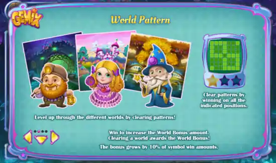 World pattern in Gemix